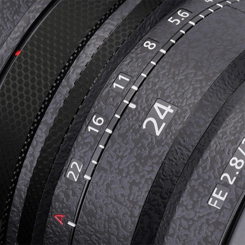 24 2.8g / FE24 F2.8G obiektyw winylowa tablica naścienna skórki Wrap pokrywa dla SONY FE 24mm f/2.8G (SEL24F28G) obiektyw Premium naklejka