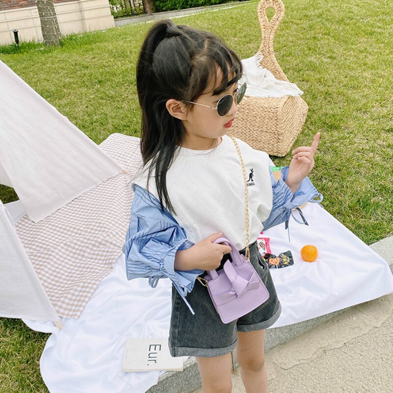 Girls Mini Purses and Handbags Candy Color Clutch Purse Little Girl Crossbody Bags Baby Party Hand Bag