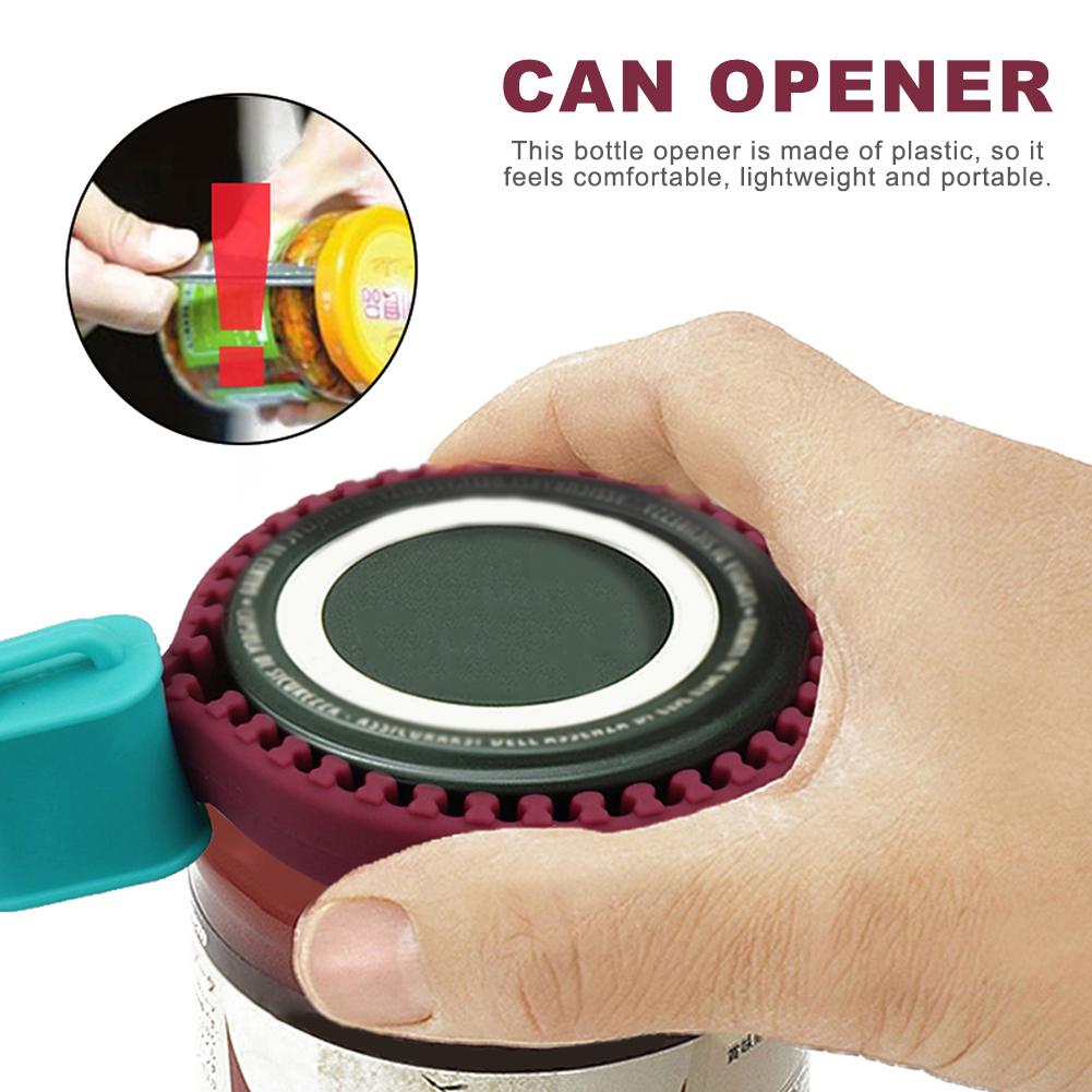 Multi Functies Siliconen Flesopener Rits Opener Schroef Cap Jar Openers Blikopener Voor 6 Verschillende Soorten Pull Tabs Fles cap