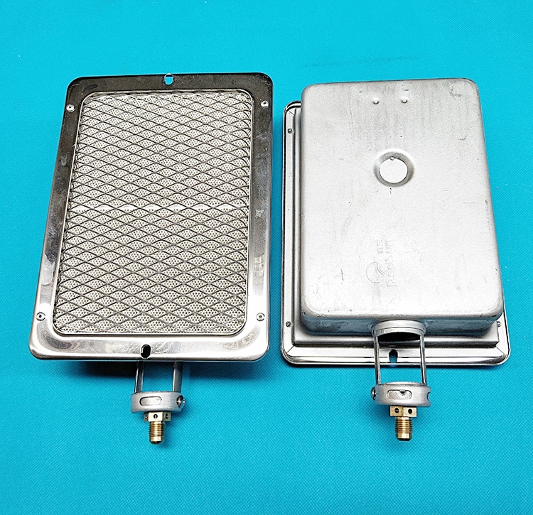 Gas stove infrared energy-saving stove commercial barbecue with burner open flame energy-saving stove head long round ceramic pl