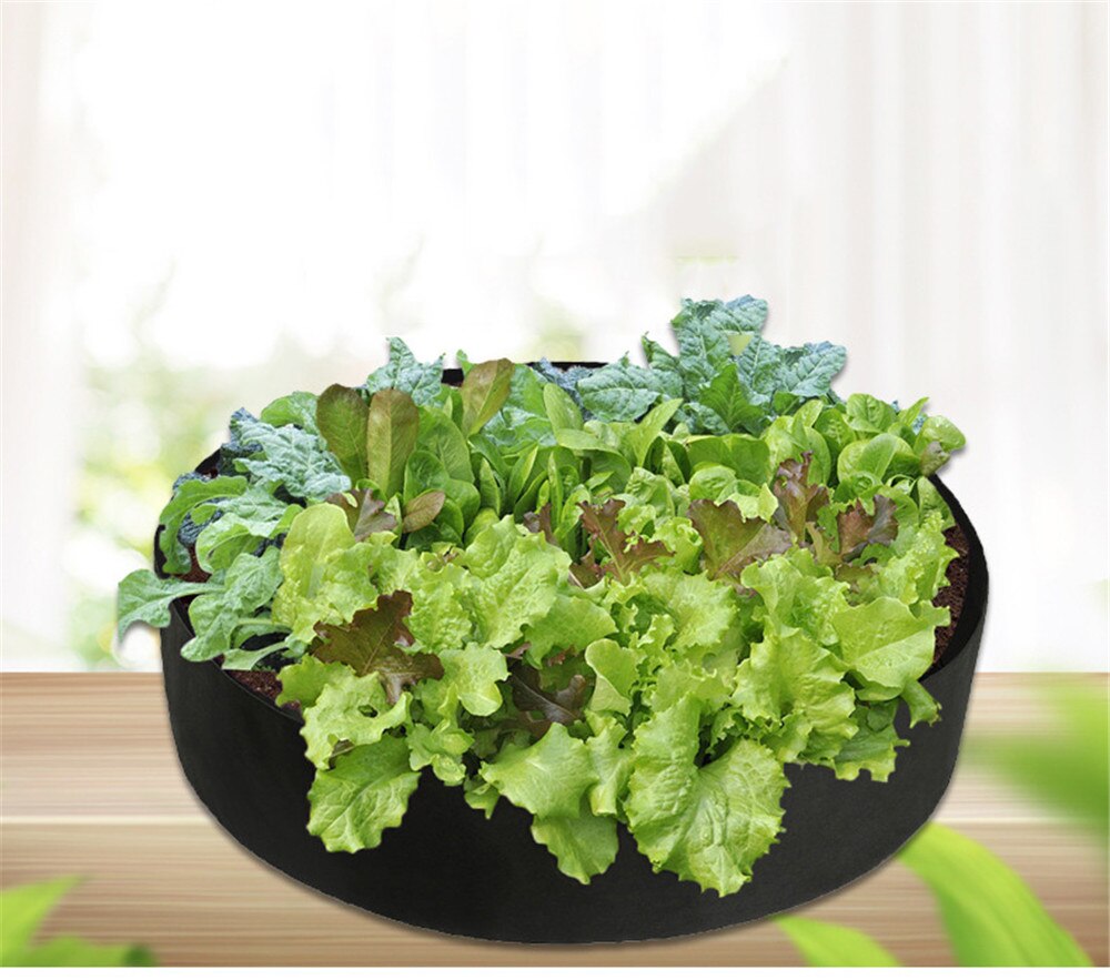 Stor planta plantor odlingspåsar andningsbara krukor plantera rotbehållare planta smarta krukor trädgårdstillbehör planteringspåsar