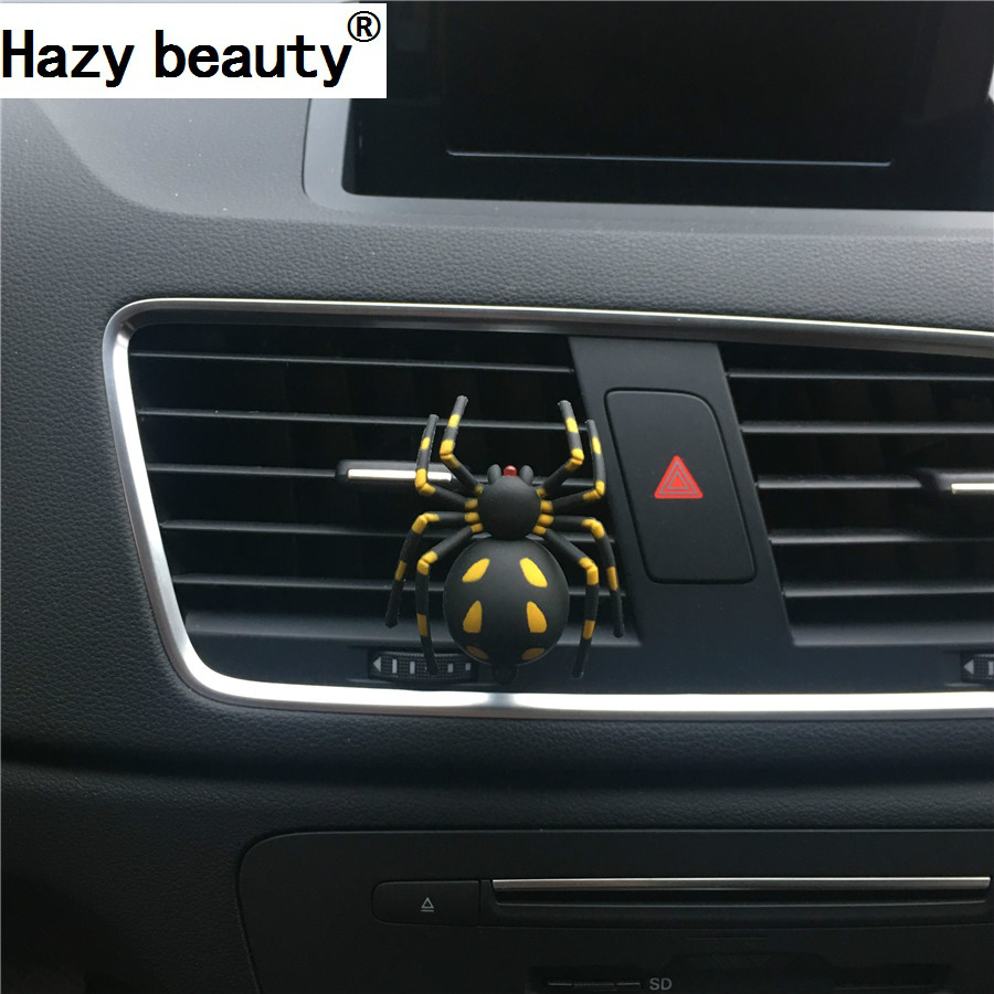 Hazy beauty spider Car perfume Air Freshener Car perfume Air Conditioning decoration Car-styling Perfumes 100 Original