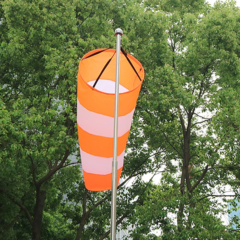 Reflective Windsock Outdoor Scratchproof Windproof Fluorescent Reflective Windsock Weathervane Wind Vane 60/80/100CM