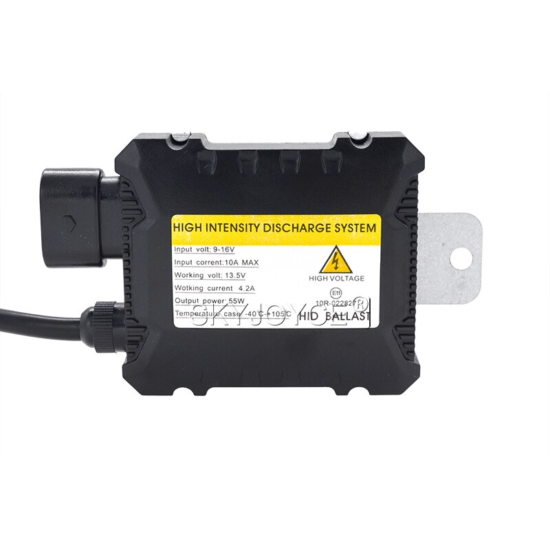 2pcs Mince Ballast Xenon HID 55W 12V Contrôle électronique Numérique Pour H1 H3 H7 H8 H9 H11 9005 9006 H4 Phare Lampe au Xénon Ampoule