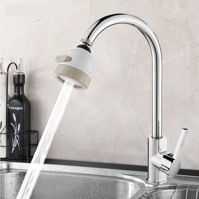 360 Graden Draaibare Sproeikop Tap Duurzaam Kraan Filter Nozzle 3 Modi Waterbesparende Keuken Badkamer Douche Sproeier