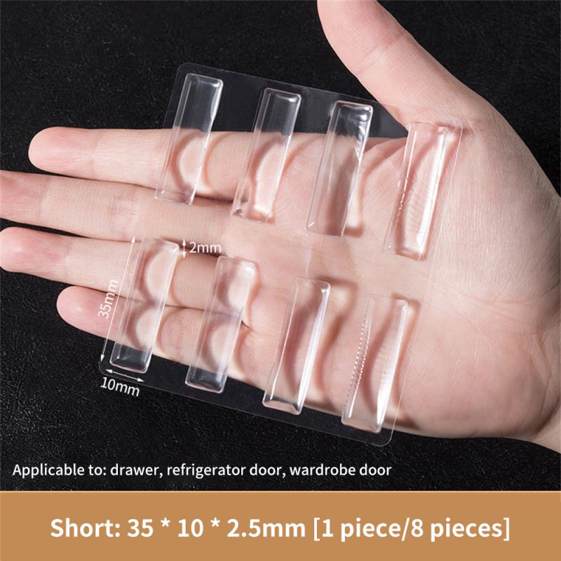 Kitchen Cabinet Door Bumper Self adhesive Silicone Rubber Pads For Drawers Chair Damper Pad Buffer Cushion Furniture Hardware: Bronze