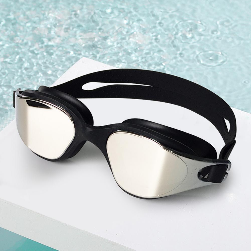 Beginners Swimming Glasses Adjustable Waterproof PC Leak-Proof Swimming Goggles Unisex Swimming Polarized Anti-UV Goggles