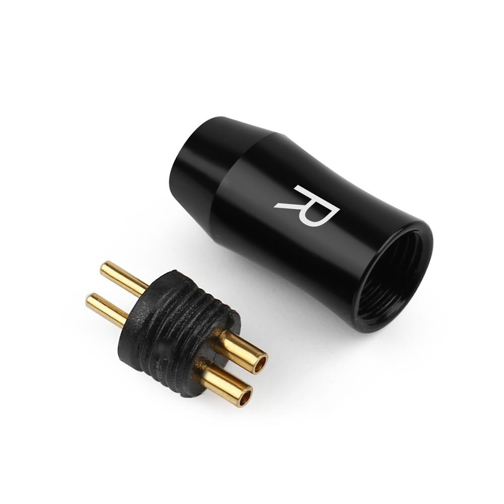 HIFI Jack 0.78mm Earphone Pin Male Speaker Wire Connector For UM3X W4R UE18 Headset Aluminum Alloy Metal Audio Adapter