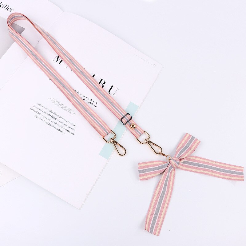 Bowknot praktisch Riemen Diagonale spreizen telefon Hülse Schlüsselband bogen teleskop seil diy zubehör tasche schulter gurt: 8