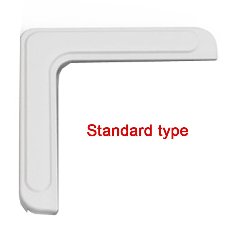 4 Stck Silikon Sicherheit Möbel Rand Streifenbildung Ecke Wachen Aluminium Winkeln Fenster Anti-stoßen Kopf Schutz Art Anti-kollision: Standard grau