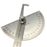 10cm profesjonalne narzędzia pomiarowe i pomiarowe kątomierz 0-180 stopni linijka okrągła ze stali nierdzewnej