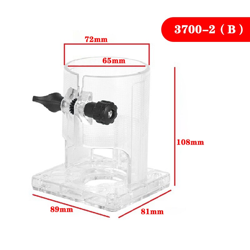 6 Model Wooden Router Base Trimming Milling Machine Base Electric Trimmer Machine Base For Makita Battery RT0701C/Worx WU601: 3700-2B