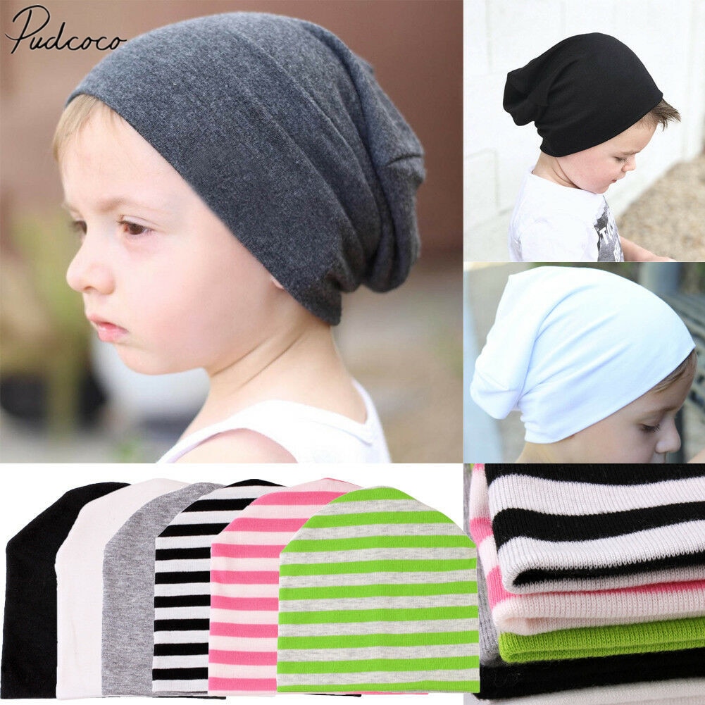 enfants accessoires bébé infantile enfants garçon fille coton tricot chapeau Crochet Slouch Beanie casquette enfants 6M-3T