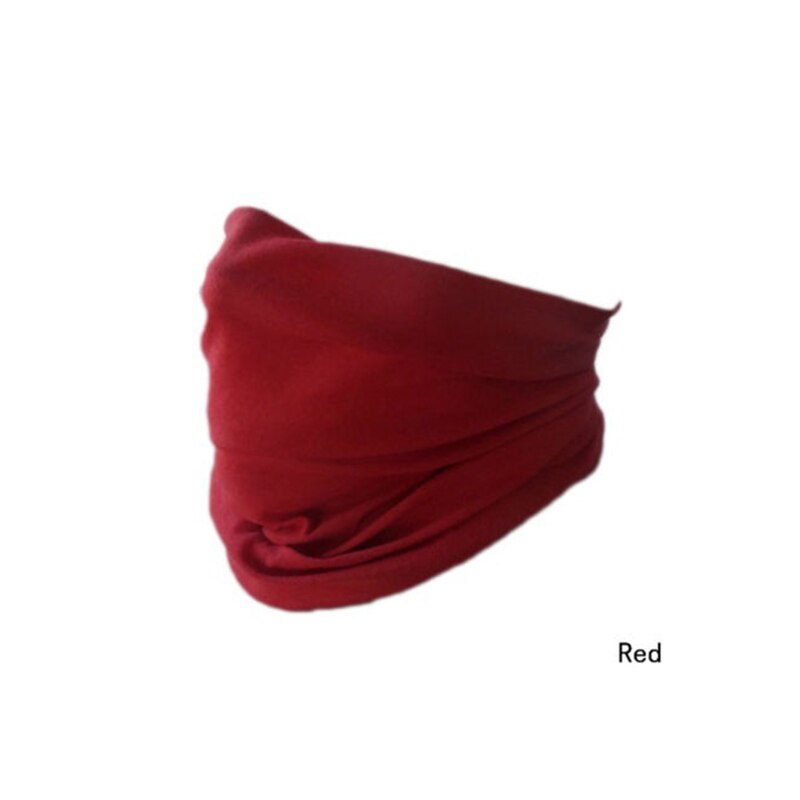 Camping vandreture tørklæder cykling sport bandana udendørs tørklæder ridning hovedbeklædning mænd kvinder tørklæde hals rør magisk tørklæde: Rød