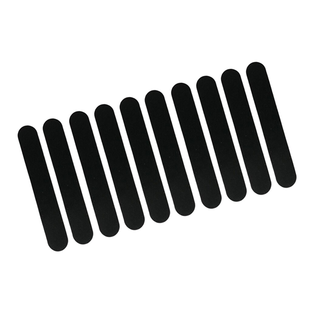10 Pack Hat Sweat Guard Bands Liner Protector Cap Talla Cinta Reductor De Tamaño Gorras Sombreros Accesorios (Negro)