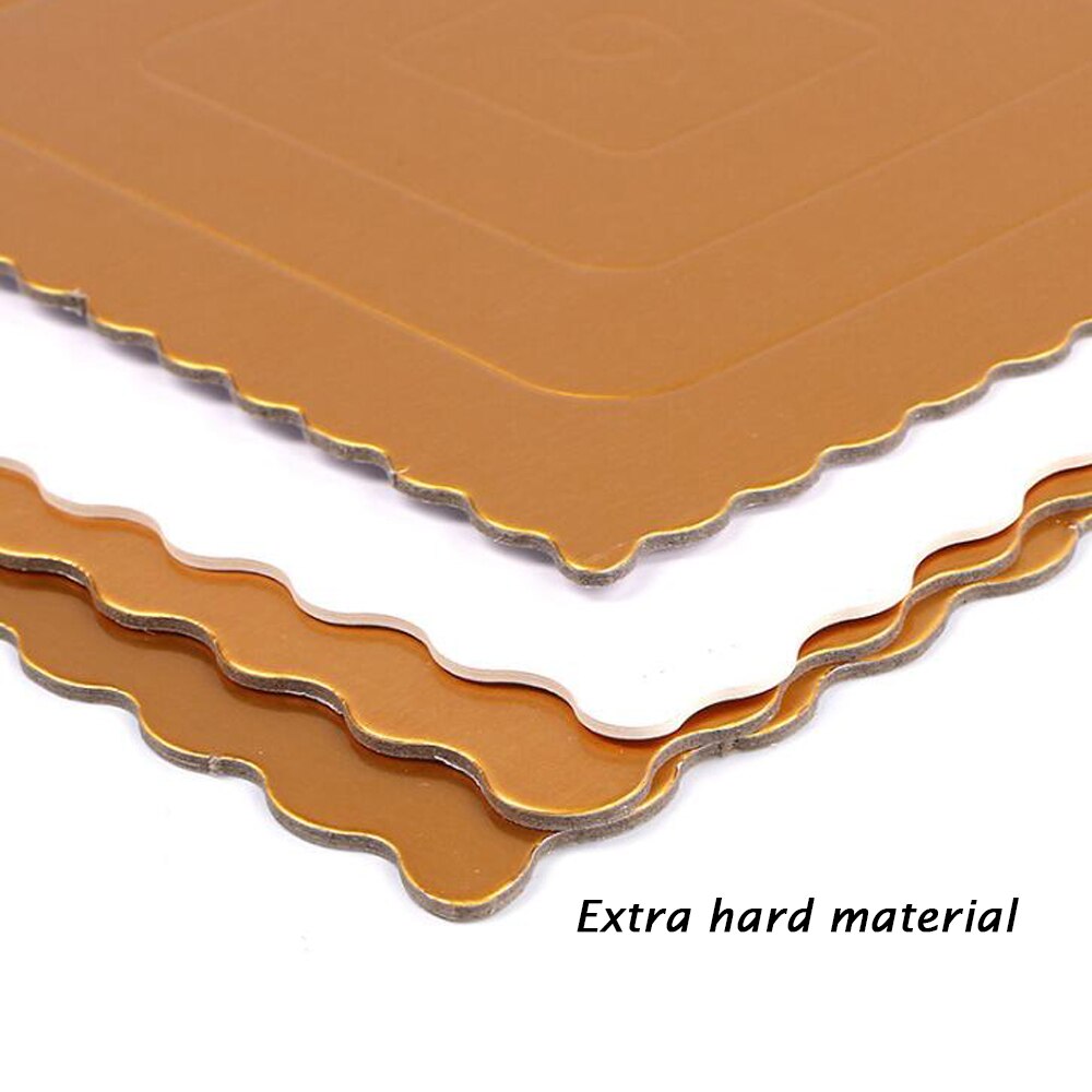 20PCS Round/Square Mousse Cake Boards/Mat Food Grade Paper Kitchen Baking Accessories Gold Year Wedding Cake Displays Tray