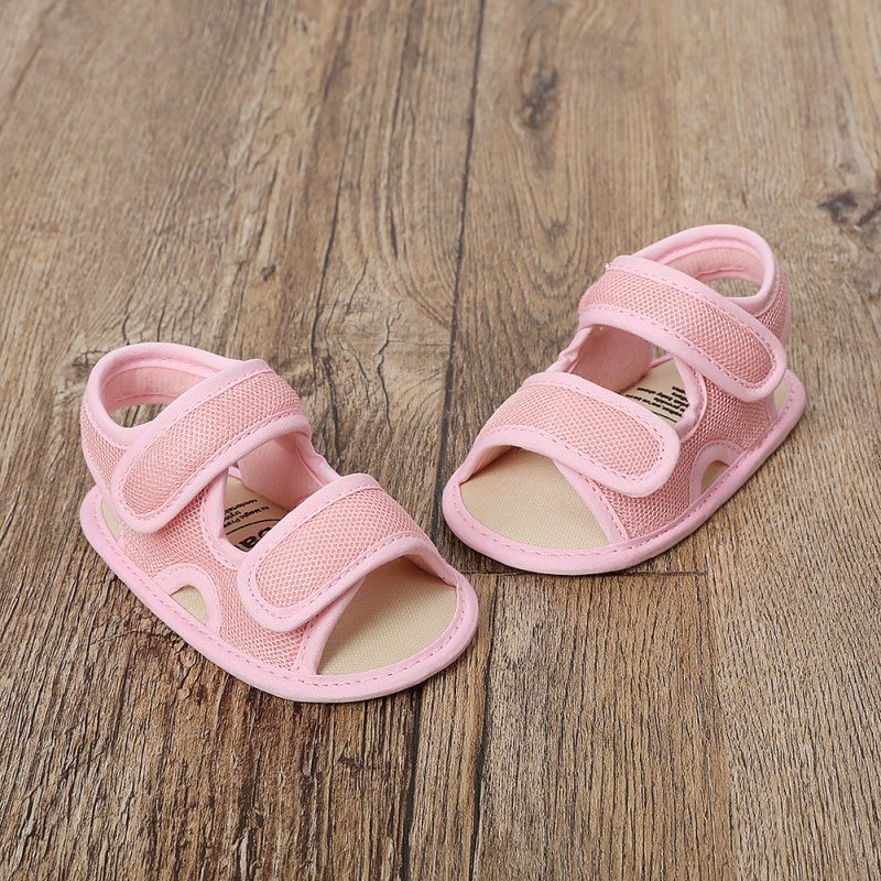 Sandales d'été antidérapantes respirantes pour bébés garçons et filles de 0 à 18 mois, chaussures à semelles souples creuses