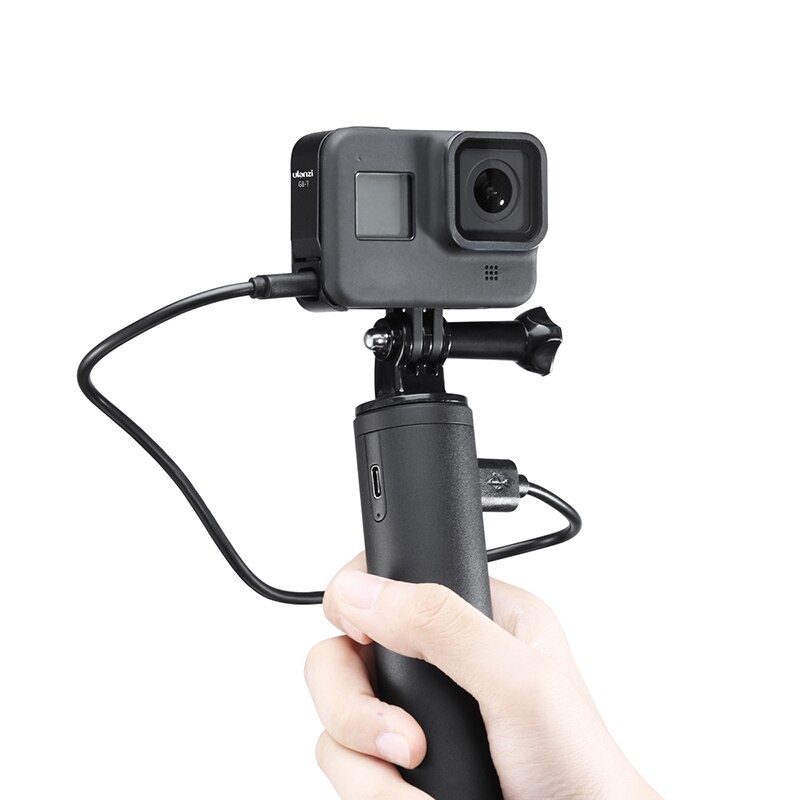 Ulanzi  g8-7 gopro hero 8 akkukansi irrotettava type-c latausportin sovitin gopro hero mustalle 8 suojatarvikkeelle