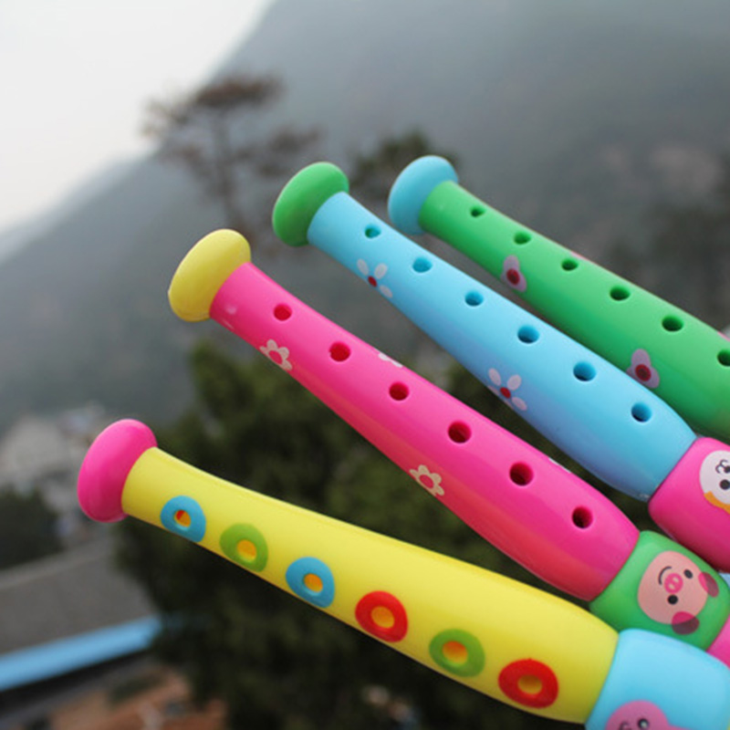 Kid piccolo fløjte plast musikinstrument børn tidlig uddannelse legetøj thj 99