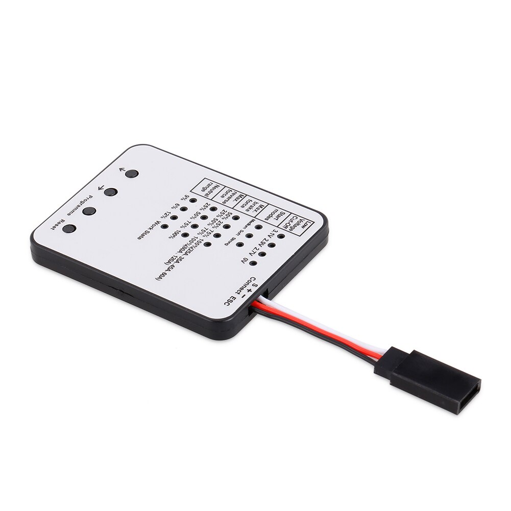 Low Voltadge Cut Off Voltadge Programming Card for RC Car ESC Brushless Electronic Speed Controller