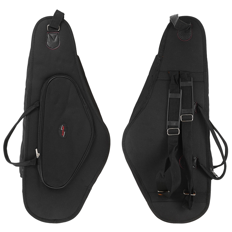 DUOER 600D étui de sac de Saxophone étanche matelassé Double fermeture à glissière avec poche bandoulière réglable