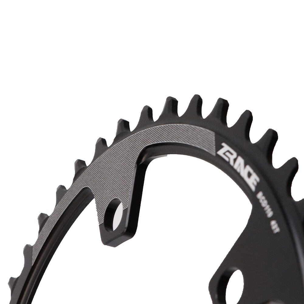 Zrace Racefiets Kettingblad Bcd 110 38T 40T 42T 44T Fiets Kettingwiel Aluminiumlegering Enkele Disc fietsen Accessoires Zwart
