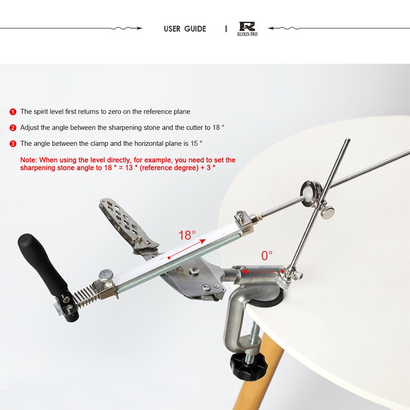 Fixed Angle Sharpener 360°rotating Sharpening Head Convenient and Quick Sharpener Kitchen Sharpening Tool Diamond