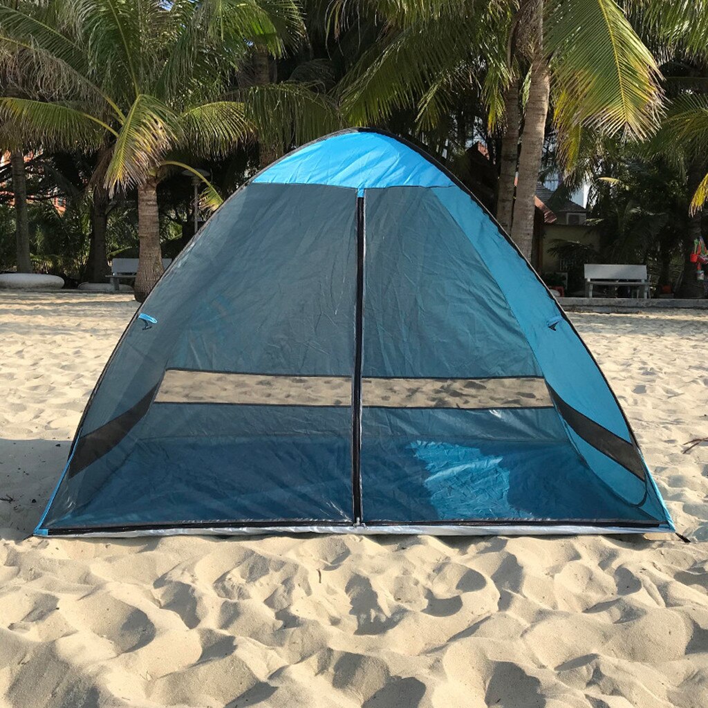 50+ UPF Portable Anti-UV Heave Up Tent Outdoor Beach Camping Fishing Hiking Shade Shelter Tent Quick and automatic opening