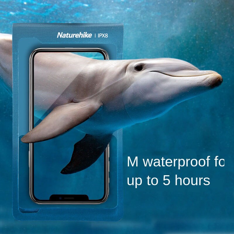 Naturehike Wasserdichte praktisch Tasche TPU Schwimmen Wasserdichte Telefon einstellen Touchscreen Versiegelt Tauchen praktisch Hülse NH20SM003