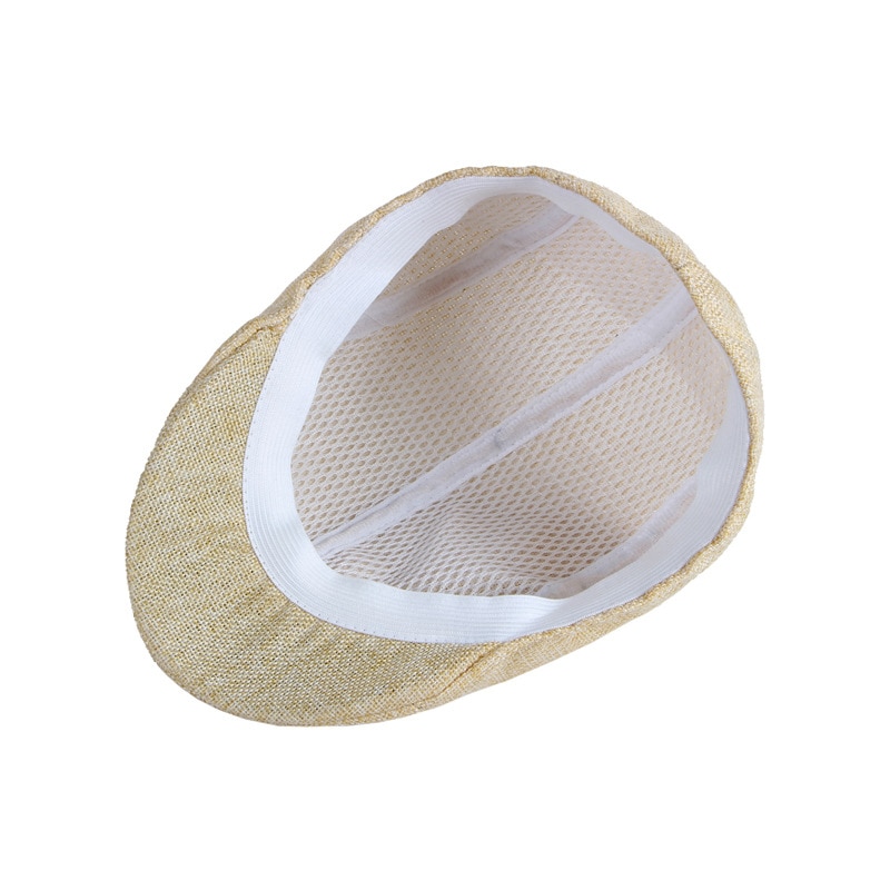 Summer Mesh Berets Hat For Men Solid Black White Breathable Newsboy Cap Women Retro Painter Cap Thin Flat Herringbone Hat Boina