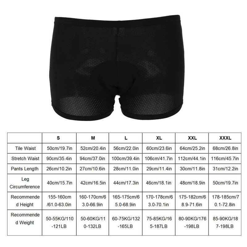 Cycling Shorts Lightweight Bicycle Short Pants for Men for Bike Riding