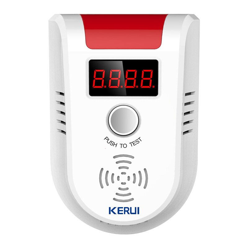 KERUI-alarma de seguridad inalámbrica con Sensor de movimiento PIR sistema antirrobo WIFI + GSM, pantalla a Color TFT de 4,3 pulgadas, Sensor de puerta, sirena inalámbrica: GD13 Gas Detector