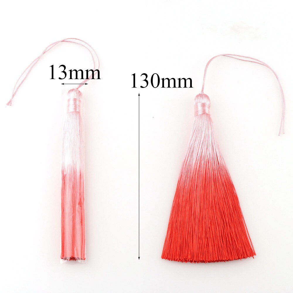 Boucles d'oreilles en Polyester à franges 13cm | 2 pièces, frange pour téléphone portable, bijoux à bricoler, chaîne porte-clés auto-même, boucle d'oreille, pendentif