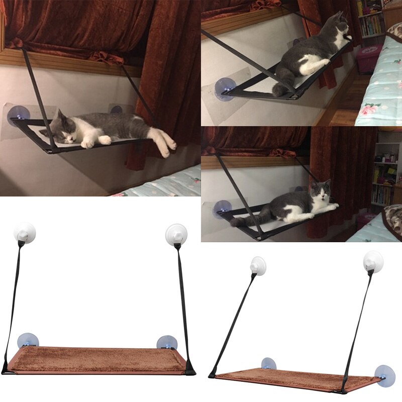 Leuke hangende kattenbedden voor huisdieren, zonnige vensterbank, hangmat voor huisdieren, comfortabele kattenmand, plank voor huisdieren, bedden