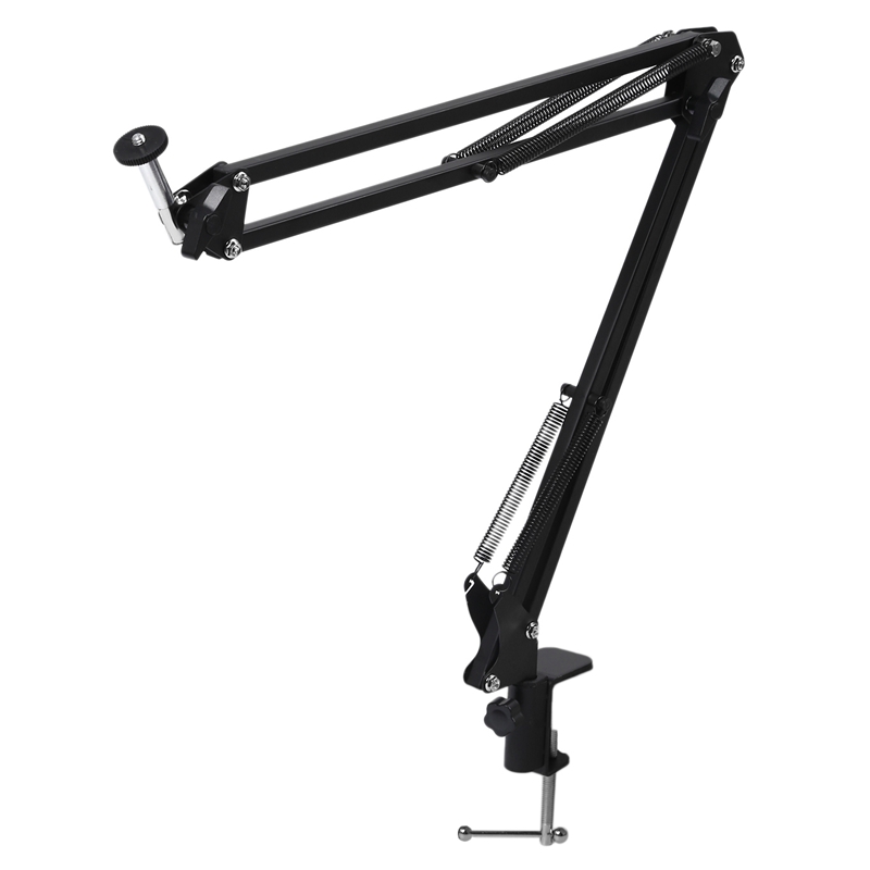 Soporte de brazo de tijera para cámara web Logitech C922, C930E, C930, C920, C615, pinza de sobremesa ajustable, suspensión: Default Title