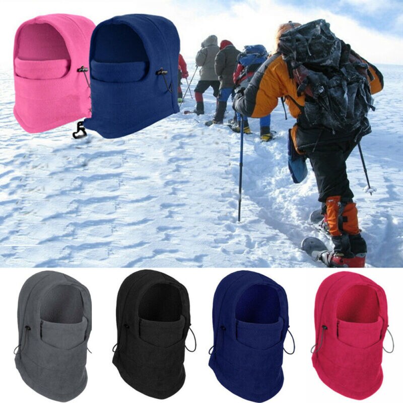 Winter Ski Maske Halstuch Sturmhaube Motorrad Mütze Schlauchschal Halswärmer DE
