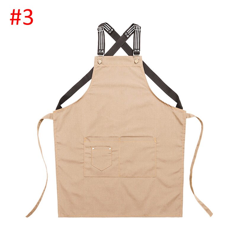 Chaqueta de Chef Unisex sin mangas, uniforme de cocinero transpirable, delantal de cocina para mujer, uniforme de Chef, servicio de alimentos de panadería: style3