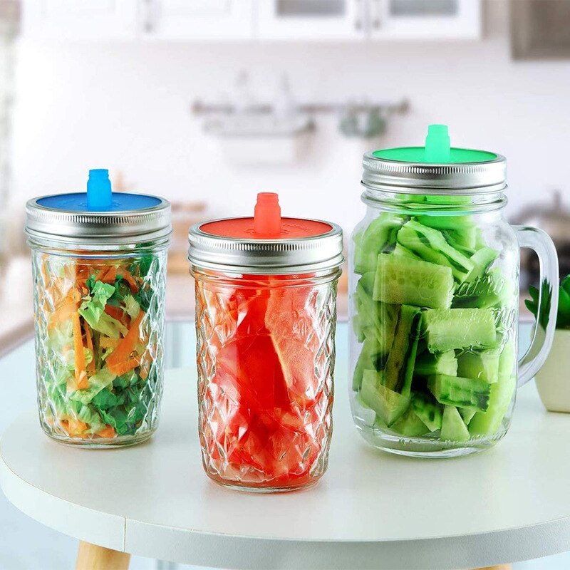 Gatuida 5-teiliges Fermentier-Set – Gemüsepresse, Einlegegewichte, Rundes Sieb, Für Kimchi & Gurken, Durchmesser 12cm