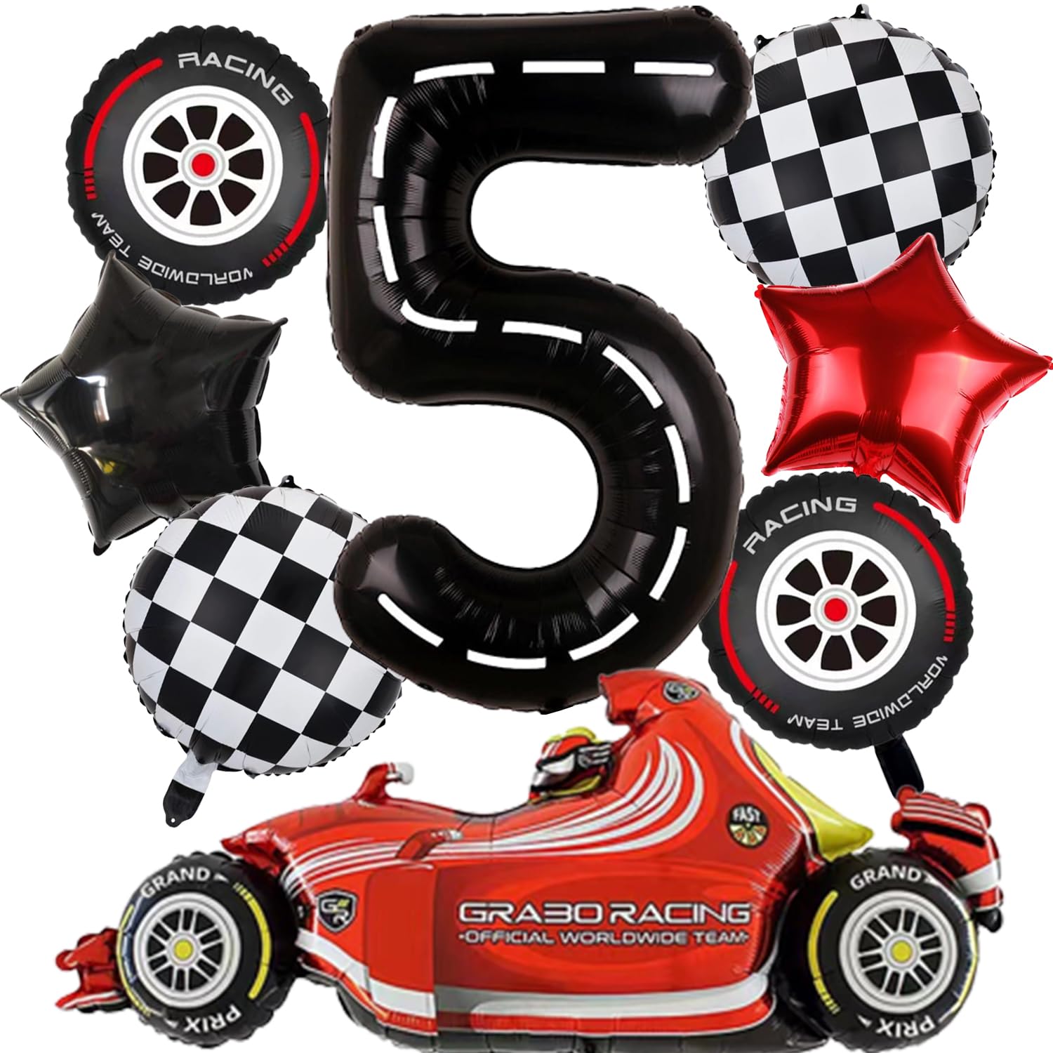 Checkered Disposable Tableware Plates Cups Napkins Racing Car Birthday Party Decorations Race Track Tablecloth Boy Party Favors