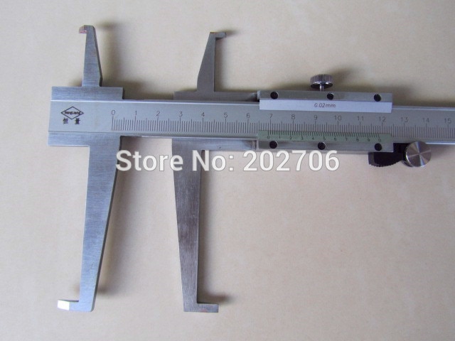 9-200mm Inside Groove Vernier Caliper with Knife-point