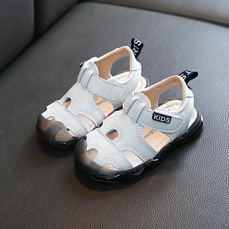 Leren sandalen jongens zacht leer zomer de jongens meisjes kinderen strand schoenen kinderen sportsandalen prinsessenschoenen  d116