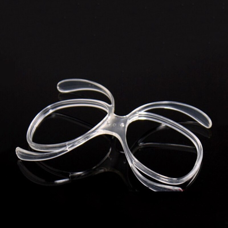 5 stuks heldere skibrillen met bijziendheidsmontuur, ski-snowboardbril, bril, zonnebriladapter, bijziendheidsinline montuur, bijziendheidslensmontuur