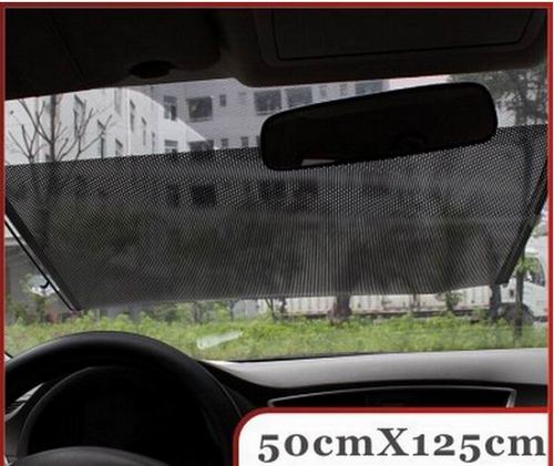 Rollback vindue solskærm skærm cover solskærm beskytter bil auto lastbil venstre højre side forrude solafskærmning: 50 x 125cm