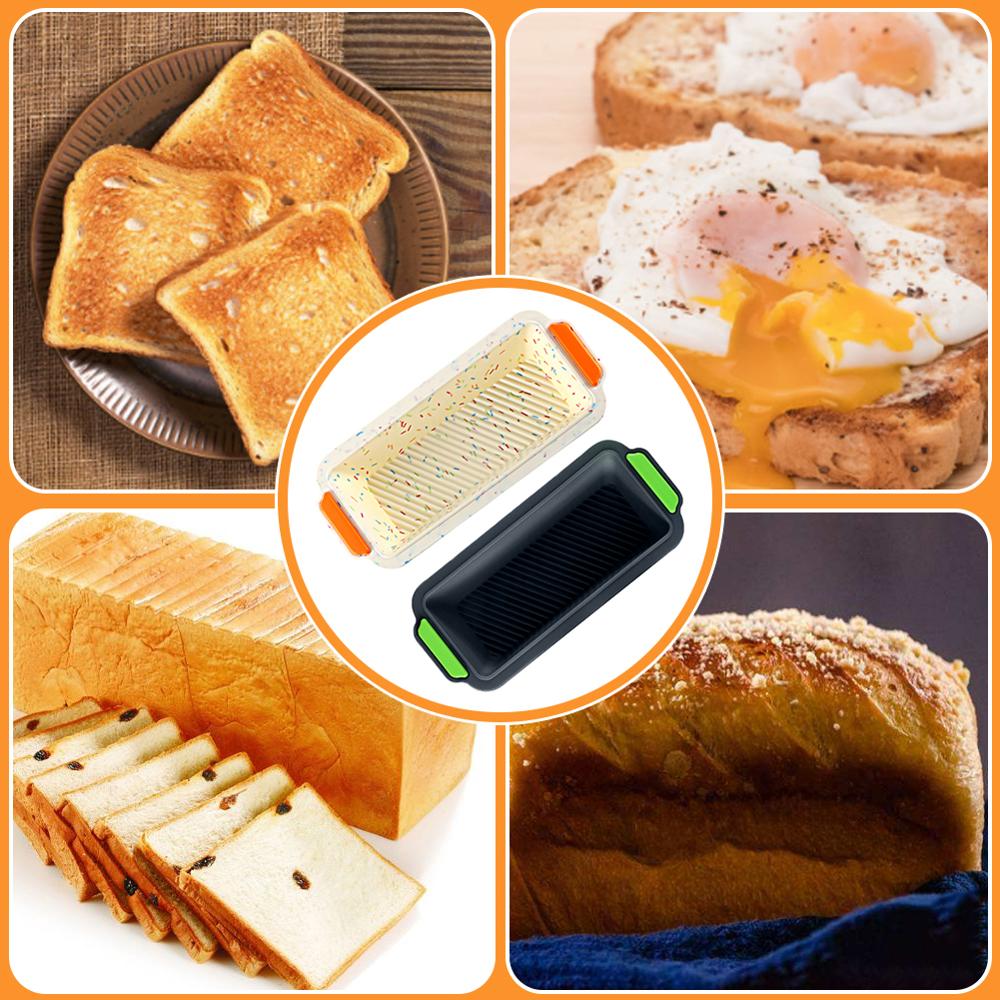 Siliconen Brood Bakvorm Cake Toast Vorm Bakken Cake Pannen Gerechten Voor Cake Bakvormen Lade Decorating Cake Tool