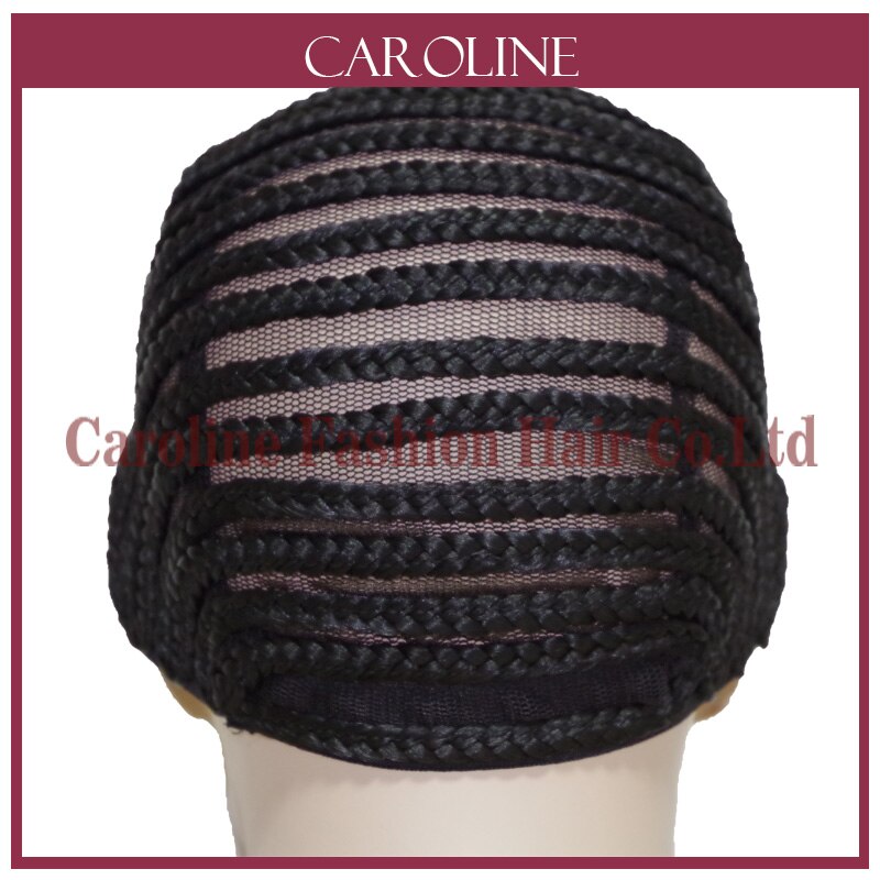 Cornrow Wig Caps For Making Wigs With Elastic Band Braided Cap For Weave Wig Rosa Hair Products Women Hairnets Easycap 6038