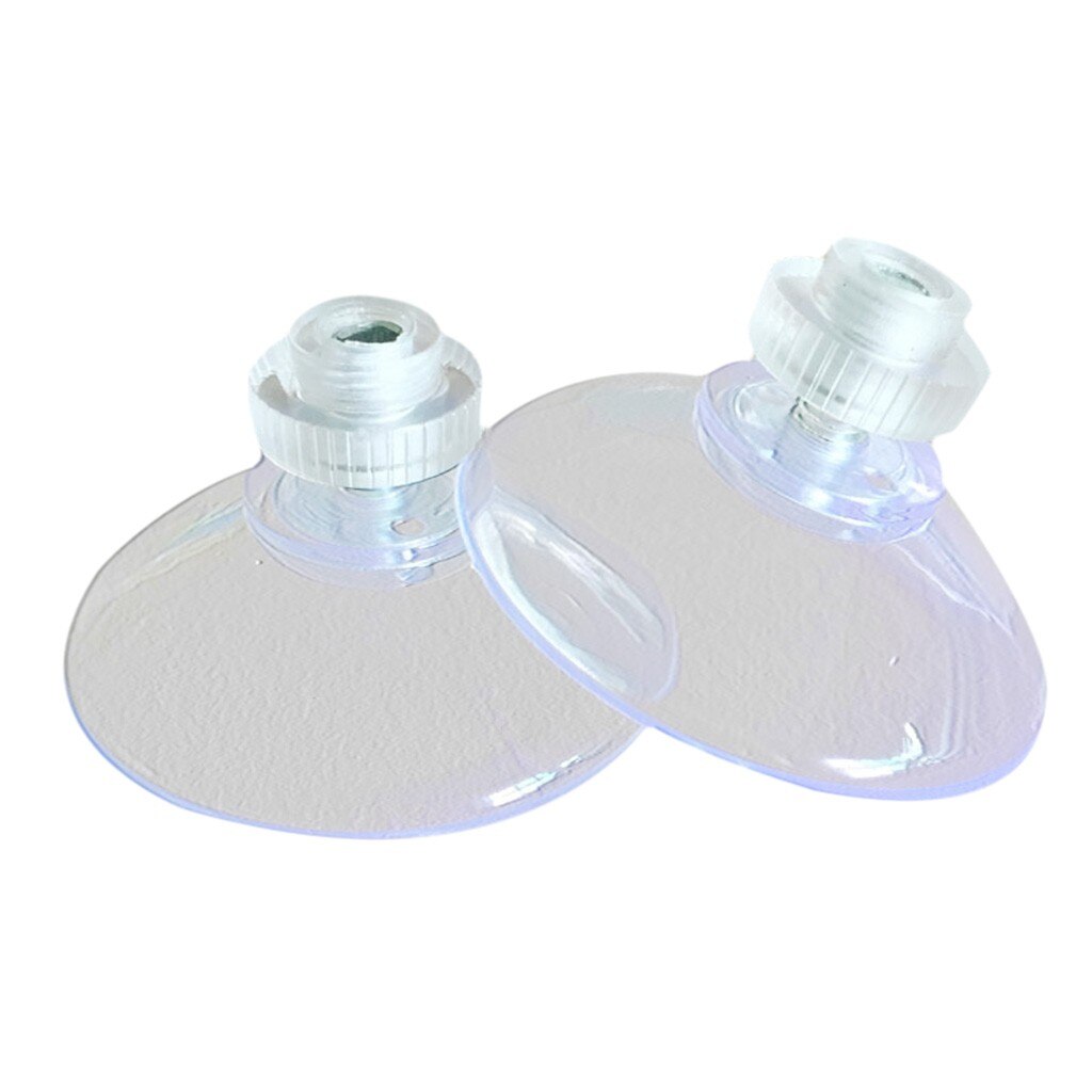 Ventosas con rosca M4 de 40mm con tuerca moleteada, gancho de almacenamiento de tornillo de copa de succión transparente para cocina y baño, herramientas para el hogar, 4 Uds.