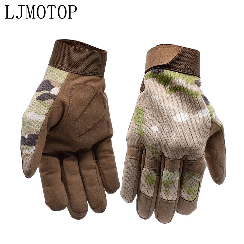 Guantes de motocicleta de , de cuero de dedo completo para exteriores, para Piaggio Vespa GTS GTV LX 60 125 250 300 Primavera Sprint