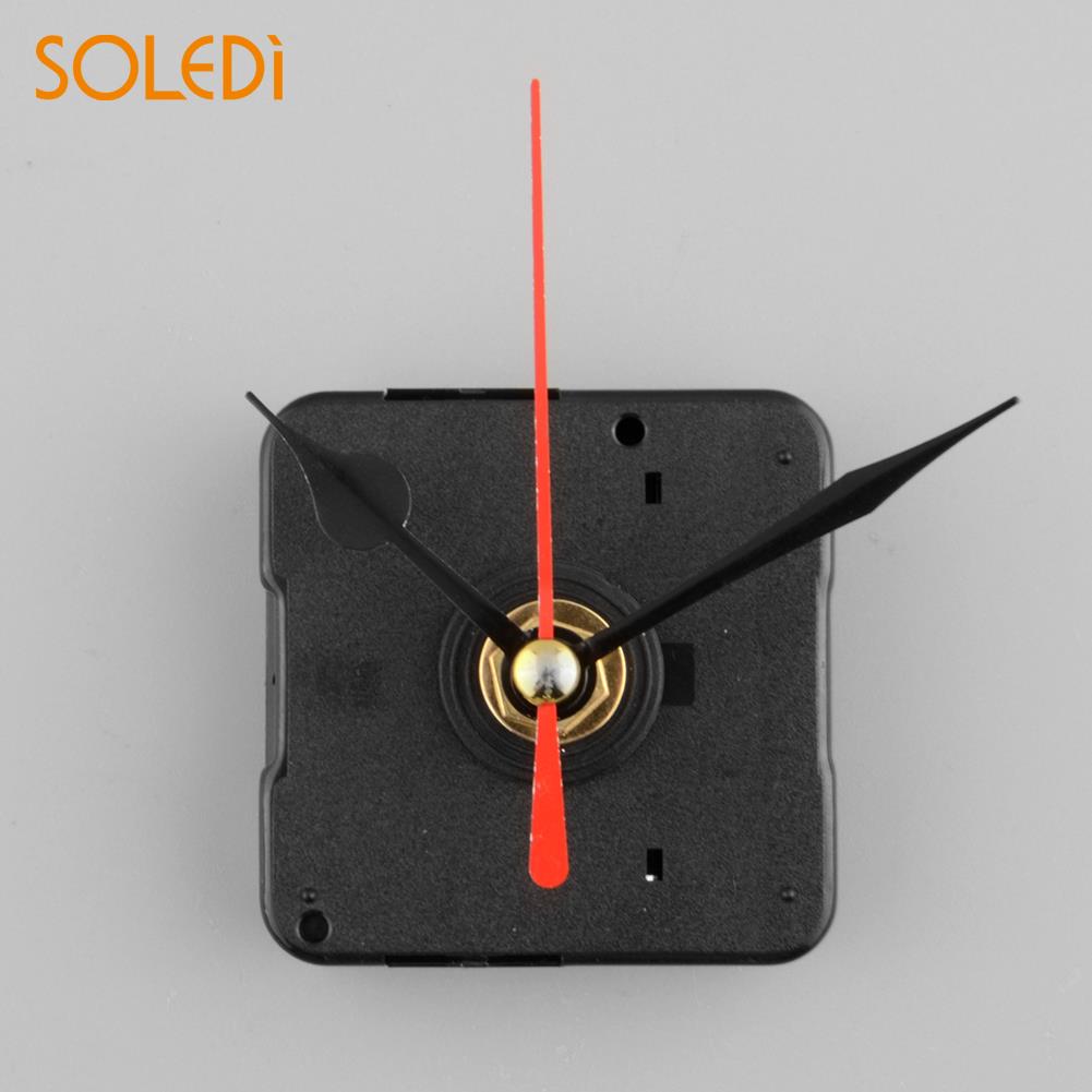 SOLEDI Klok Quartz Uurwerk Mechanisme Rode en Zwarte Hand Vervanging Deel Kit Tool AU