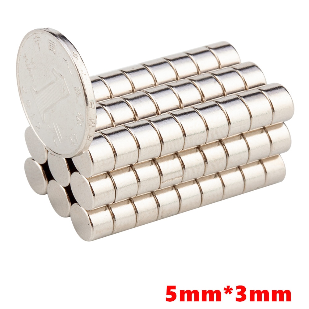 Scheibenmagnete N52 – 2x2 Mm, Extrem Starke Neodym-Magnete, Silber, 1 Stück