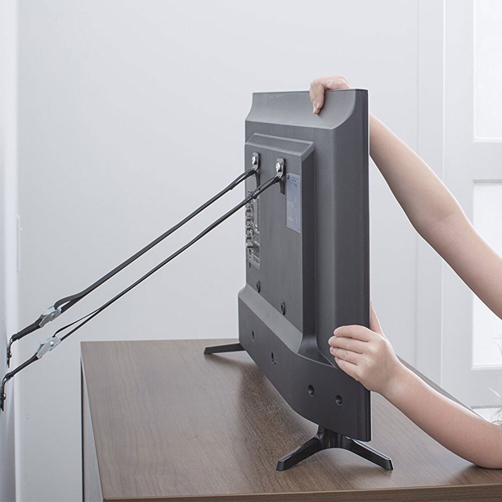 2 pz Mobili Parete di Protezione di Sicurezza Del bambino di TV a schermo Piatto bambino anti-Punta Cinghia di Blocco per I Bambini